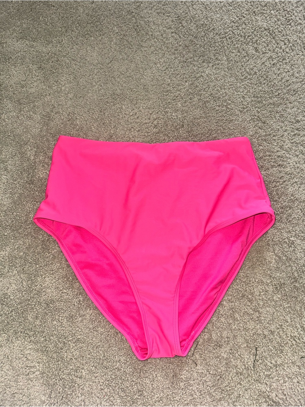 Old Navy Neon Pink High-Waist Swim Bottom